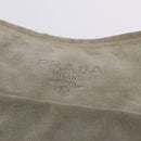 PRADA Shoulder Bag Suede Beige Auth bs36960-18
