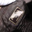 PRADA Shoulder Bag Suede Beige Auth bs36960-20