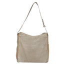 PRADA Shoulder Bag Suede Beige Auth bs36960-2
