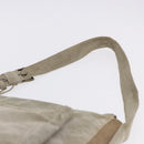 PRADA Shoulder Bag Suede Beige Auth bs36960-8