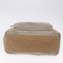 PRADA Shoulder Bag Suede Beige Auth bs36960-5