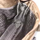 PRADA Shoulder Bag Nylon Khaki Silver Auth bs36961-20