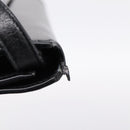 SAINT LAURENT Shoulder Bag Leather Black Gold Auth bs36963-9