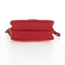Miu Miu Shoulder Bag Leather Red Gold Auth bs36964V-5