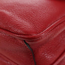 Miu Miu Shoulder Bag Leather Red Gold Auth bs36964V-16