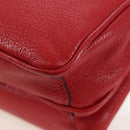 Miu Miu Shoulder Bag Leather Red Gold Auth bs36964V-18