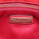 Miu Miu Shoulder Bag Leather Red Gold Auth bs36964V-25
