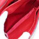 Miu Miu Shoulder Bag Leather Red Gold Auth bs36964V-26