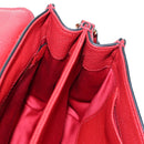 Miu Miu Shoulder Bag Leather Red Gold Auth bs36964V-27