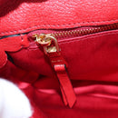 Miu Miu Shoulder Bag Leather Red Gold Auth bs36964V-29