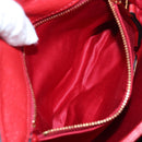 Miu Miu Shoulder Bag Leather Red Gold Auth bs36964V-30