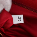Miu Miu Shoulder Bag Leather Red Gold Auth bs36964V-10