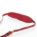 Miu Miu Shoulder Bag Leather Red Gold Auth bs36964V-14