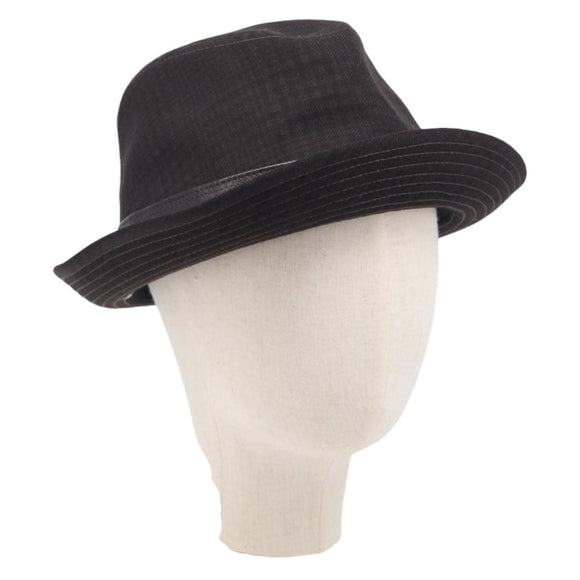 HERMES Bucket Hat Wool Black Auth bs36965