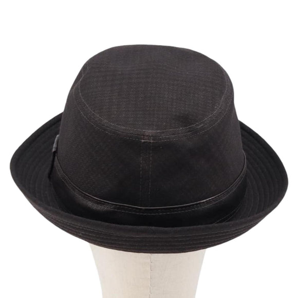 HERMES Bucket Hat Wool Black Auth bs36965