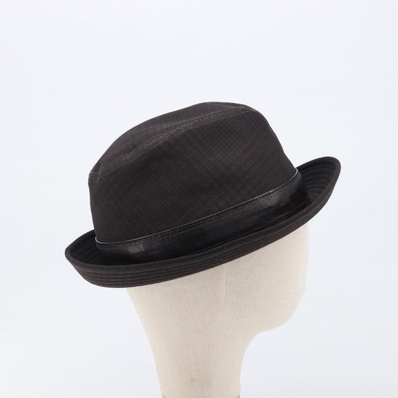 HERMES Bucket Hat Wool Black Auth bs36965