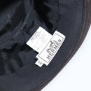 HERMES Bucket Hat Wool Black Auth bs36965-8