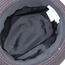 HERMES Bucket Hat Wool Black Auth bs36965-9
