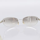 CHANEL Sunglasses plastic Clear CC Auth bs36969-8