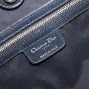 Christian Dior Canage Hand Bag Coated Canvas Black Silver Auth bs36970-16