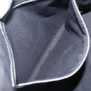 Christian Dior Canage Hand Bag Coated Canvas Black Silver Auth bs36970-21