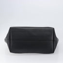 FENDI Tote Bag Leather Black Silver Auth bs36971-6