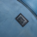 FENDI Tote Bag Leather Black Silver Auth bs36971-19