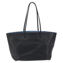 FENDI Tote Bag Leather Black Silver Auth bs36971-2