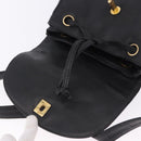 CHANEL Backpack Caviar Skin Black Gold CC Auth bs36973-17