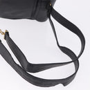 CHANEL Backpack Caviar Skin Black Gold CC Auth bs36973-8
