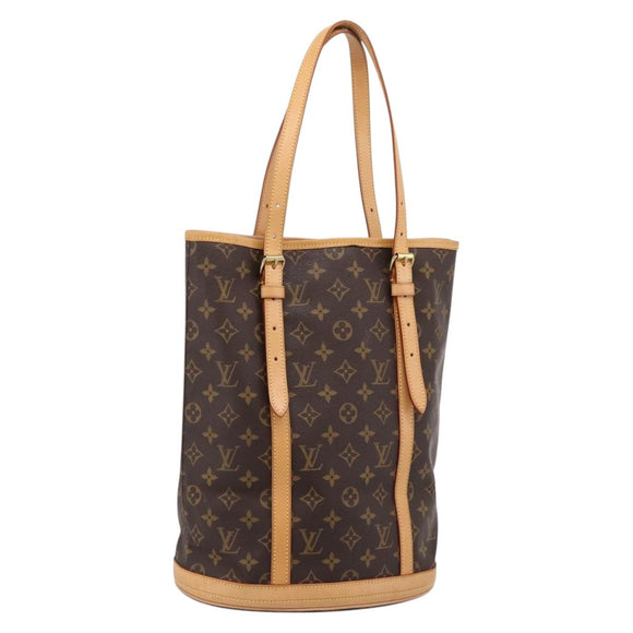 LOUIS VUITTON Monogram Bucket GM Shoulder Bag M42236 LV Auth bs36978
