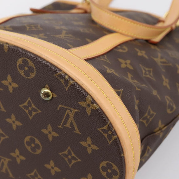 LOUIS VUITTON Monogram Bucket GM Shoulder Bag M42236 LV Auth bs36978