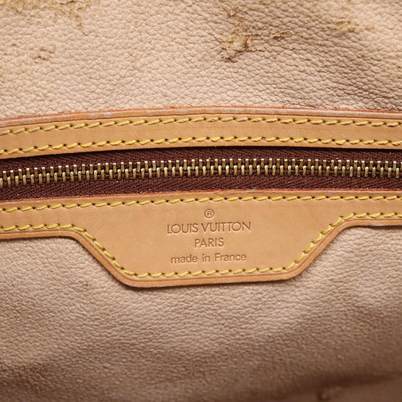 LOUIS VUITTON Monogram Bucket GM Shoulder Bag M42236 LV Auth bs36978