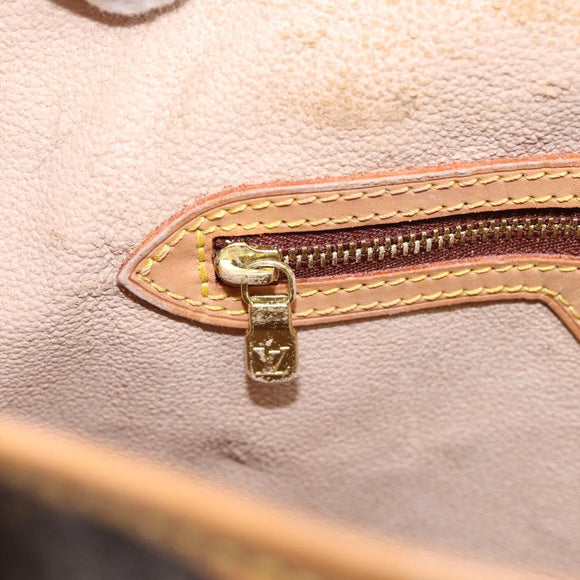 LOUIS VUITTON Monogram Bucket GM Shoulder Bag M42236 LV Auth bs36978