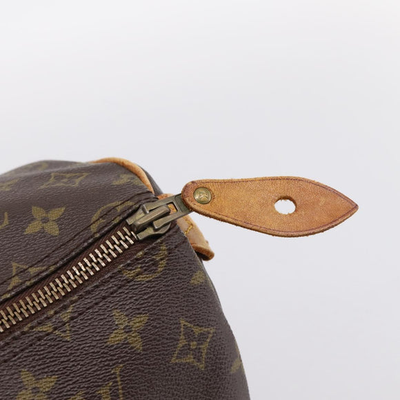 LOUIS VUITTON Monogram Speedy 35 Hand Bag M41524 LV Auth bs36980