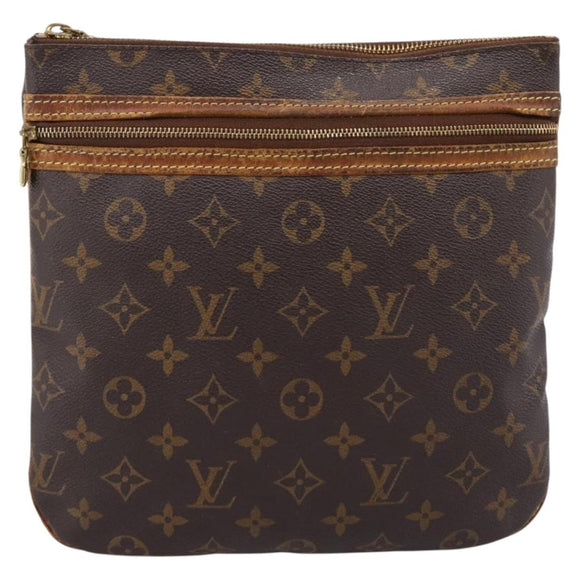 LOUIS VUITTON Monogram Pochette Bosphore Shoulder Bag M40044 LV Auth bs36987