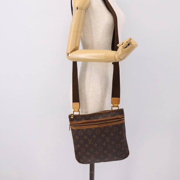 LOUIS VUITTON Monogram Pochette Bosphore Shoulder Bag M40044 LV Auth bs36987