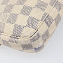 LOUIS VUITTON Damier Azur Pochette Accessoires Pouch N51986 LV Auth bs36995-11