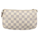 LOUIS VUITTON Damier Azur Pochette Accessoires Pouch N51986 LV Auth bs36995-3