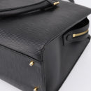 VALENTINO Hand Bag Leather Black Gold Auth bs36997-15