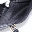 VALENTINO Hand Bag Leather Black Gold Auth bs36997-22