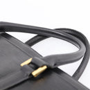 VALENTINO Hand Bag Leather Black Gold Auth bs36997-8