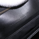 BOTTEGA VENETA INTRECCIATO Business Bag Leather Black Silver Auth bs36998-17