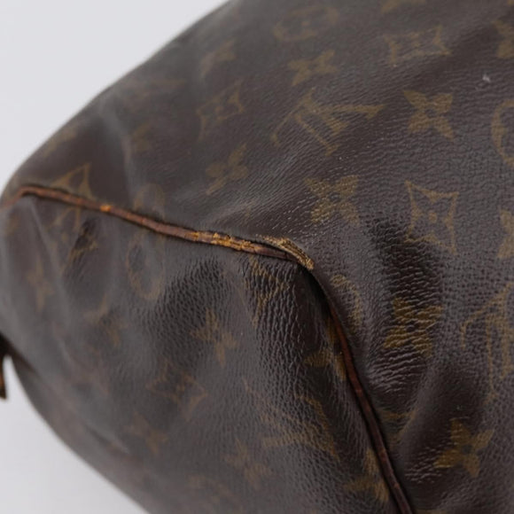 LOUIS VUITTON Monogram Speedy 30 Hand Bag M41526 LV Auth bs36999