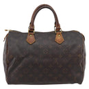 LOUIS VUITTON Monogram Speedy 30 Hand Bag M41526 LV Auth bs36999-2
