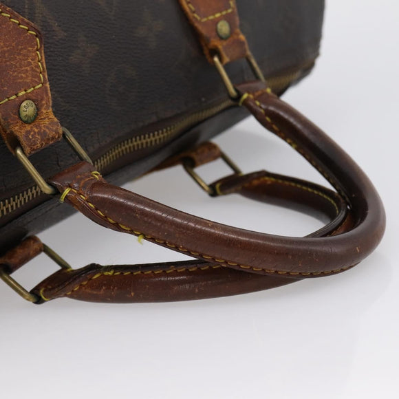 LOUIS VUITTON Monogram Speedy 30 Hand Bag M41526 LV Auth bs36999