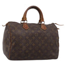 LOUIS VUITTON Monogram Speedy 30 Hand Bag M41526 LV Auth bs37000-1
