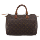 LOUIS VUITTON Monogram Speedy 30 Hand Bag M41526 LV Auth bs37000-2
