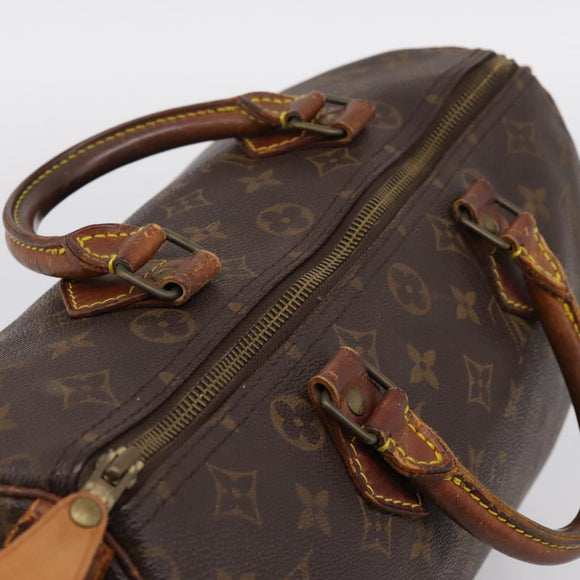 LOUIS VUITTON Monogram Speedy 30 Hand Bag M41526 LV Auth bs37000