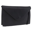 VALENTINO Shoulder Bag Leather Black Gold Auth bs37002-1
